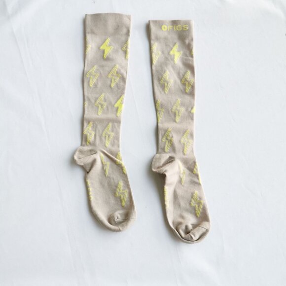 Figs Lightning Bolt Compression Socks Size S Energize Style Comfort - Picture 2 of 3